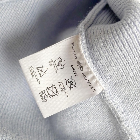 Brandy Melville‎ Blue Button Up Caridgan Sweater - Picture 6 of 8